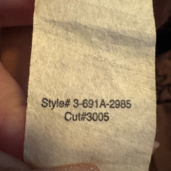 Hillard & Hanson Black & Cinnamon Sleeveless Bustier Style Tank Top - Picture 7 of 13